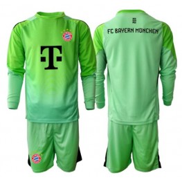 Bayern Munich Keeper Thuis tenue Kids 2025-26 Lange Mouw (+ Korte broeken)